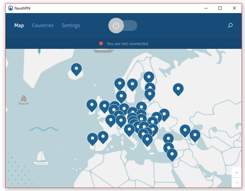 NordVPN Dashboard