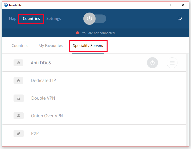 nordvpn speciality servers
